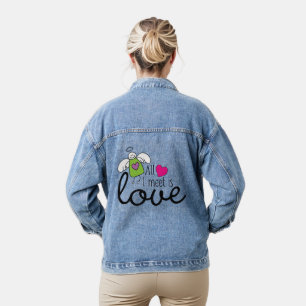 Lustiger Engel - Alles was ich treffe ist Liebe 1 Jeansjacke