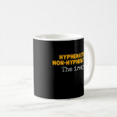 Lustiger Englisch-Grammatik-Lehrer Punctuation Ner Kaffeetasse (VorderseiteRechts)