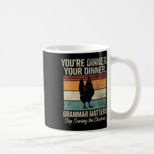 Lustiger Englischlehrer Grammatik Hört auf die Hüh Kaffeetasse