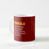 Lustiger Englischlehrer-Grammatik-Nerd-Witz Kaffeetasse (Vorderseite Links)
