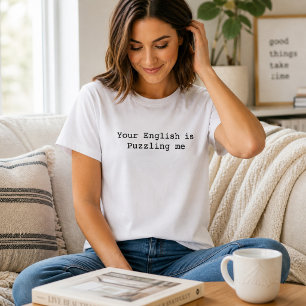 Lustiger Englischlehrer Grammatik T-Shirt
