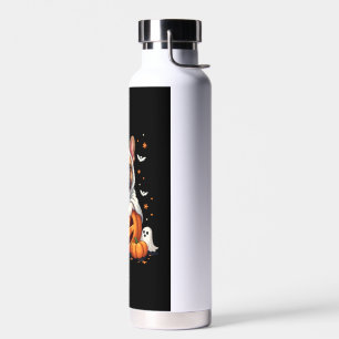 Lustiger English Bulldog Geist Boo Halloween Damen Trinkflasche