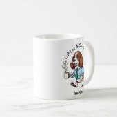Lustiger English Cocker Spaniel Geschäftsanzug Kaf Kaffeetasse (VorderseiteRechts)