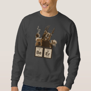 Lustiger entdecktes Bier der Chemie Bär Sweatshirt