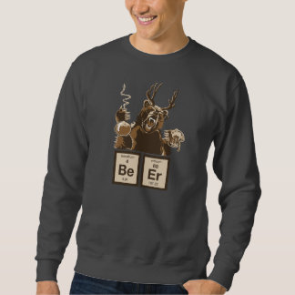 Lustiger entdecktes Bier der Chemie Bär Sweatshirt