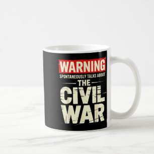 Lustiger Enthusiast des Bürgerkriegs Kaffeetasse
