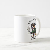 Lustiger Entlebucher Mountain Business Anzug Kaffe Kaffeetasse (VorderseiteRechts)
