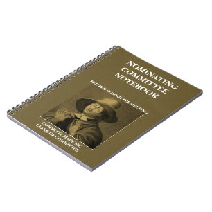 Lustiger ernennenausschuss-Quäker Meme Notizblock