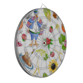 lustiger Erntedank Dartscheibe (Vorderseite Links)