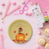 Lustiger Erntedank die Türkei in der Pappteller (Party)