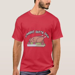Lustiger Erntedank-Truthahn direkt aus dem Ofen T-Shirt