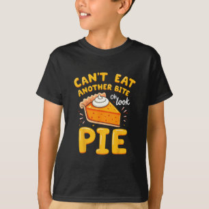 Lustiger Erntedank-Witz Kürbiskuchen Ich Kann Nich T-Shirt