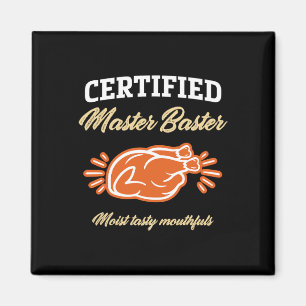 Lustiger Erntedank-Wortwitz Zertifizierter Meister Magnet