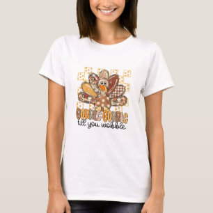 Lustiger Erntedankfest-Gluck-Gluck-bis-du-wackelst T-Shirt