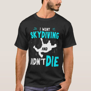 Lustiger erster Fallschirmsprung Fallschirmspringe T-Shirt