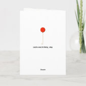 lustiger erwachsener Geburtstagsgruß Karte (Rückseite)