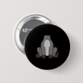 Lustiger Esel Erwachsene Kinder Männer Frauen Esel Button (Vorne & Hinten)