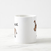 Lustiger Esel genannt Jack Kaffeetasse (Mittel)
