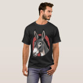Lustiger Esel Maulesel T-Shirt (Vorne ganz)