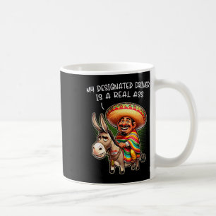Lustiger Esel Mein Designierter Fahrer Ist Ein Ric Kaffeetasse