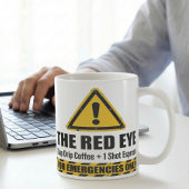 Lustiger Espresso Red Eye Notfallalarm Kaffeetasse