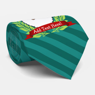 Lustiger ethnischer Sankt-Gewohnheits-Text Krawatte