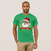 Lustiger ethnischer Sankt-Gewohnheits-Text T-Shirt (Vorne ganz)