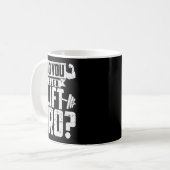 Lustiger Even Lift Bro Fitnessstudio Kaffeetasse (Vorderseite Links)