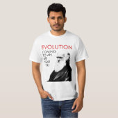 Lustiger Evolutions-T - Shirt (Vorne ganz)