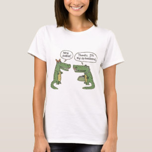 Lustiger ex Ehemann-Alligatorgeldbeutel T-Shirt