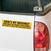 Lustiger existentieller Aufkleber auf der Stoßstan Autoaufkleber (Auf Lkw)