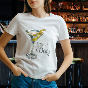 Lustiger Extra Dirty Martini Cocktail T-Shirt