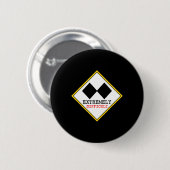 Lustiger extrem schwieriger Double-Black-Diamond-S Button (Vorne & Hinten)