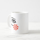 Lustiger Eye Candy Becher für Männer Kaffeetasse (Vorderseite Links)
