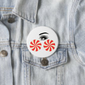 Lustiger Eye Candy Button für Frauen (Beispiel)
