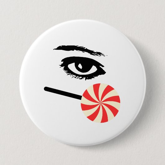 Lustiger Eye Candy Knopf für Männer – Kühn und Spi Button (Vorderseite)