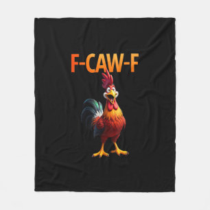Lustiger F-Caw-F Huhn F-Caw-F Huhn Gothic Vinta Fleecedecke
