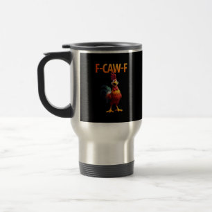 Lustiger F-Caw-F-Huhn F-Caw-F-Huhn Gothic Vinta Reisebecher