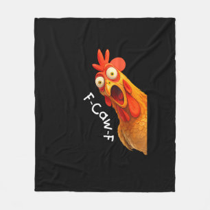 Lustiger F-Caw-F-Huhn F-Caw-F-Huhn Kreativer Casua Fleecedecke