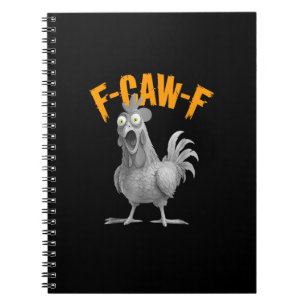 Lustiger F-Caw-F Huhn F-Caw-F Huhn Retro-Klassiker Notizblock