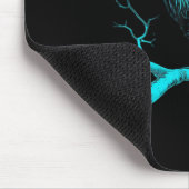 Lustiger F-Caw-F Humor Krähe Gothic Mousepad (Ecke)