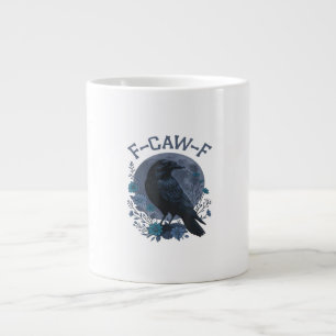 Lustiger F-Caw-F Rabe Vogel F-Caw-F Krähe Klassike Jumbo-Tasse