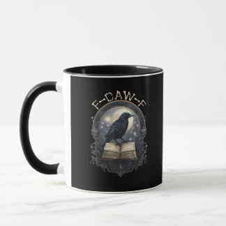 Lustiger F-Caw-F Rabe Vogel Sagt Grafik Retro Klas Tasse