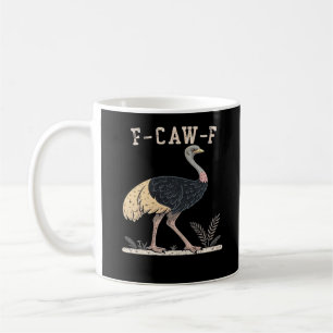 Lustiger F-Caw-F-Strauß F-Caw-F-Hahn Vogel Krähe C Kaffeetasse