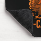 Lustiger F-caw-f Truthahn Fcawf Lustiger Erntedank Mousepad (Ecke)