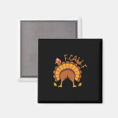 Lustiger F-caw-f Truthahn Hintern Fcawf Erntedankf Magnet (Vorderseite/Rückseite)