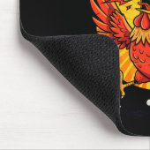 Lustiger F-caw-f wütender Hahn F Off Mousepad (Ecke)