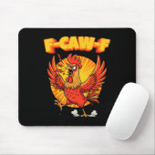 Lustiger F-caw-f wütender Hahn F Off Mousepad (Mit Mouse)