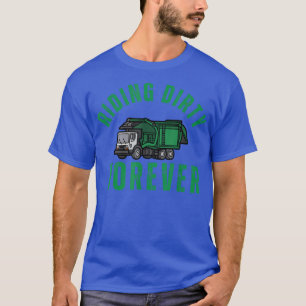 Lustiger Fahrt Schmutziger Müll Abfall Recycling L T-Shirt