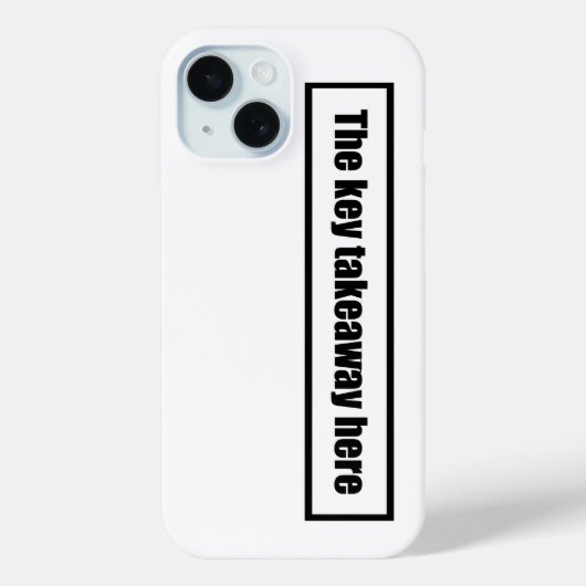 lustiger Fall Case-Mate iPhone Hülle (Rückseite)